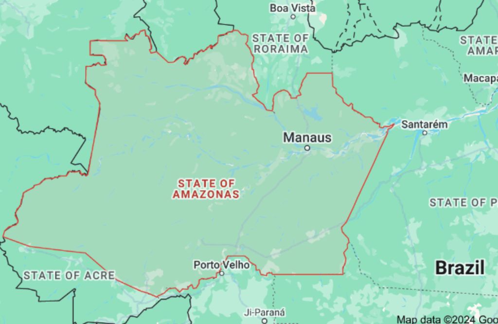 Mapa de amazonia