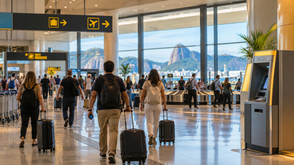 ATM at Rio de Janeiro airport: where to withdraw cash